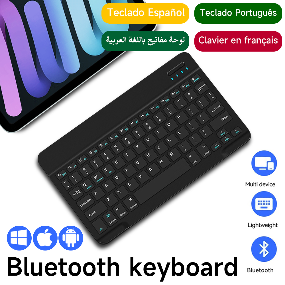 Accessories For Android Tablet - Bluetooth Keyboard for IOS Android Windows