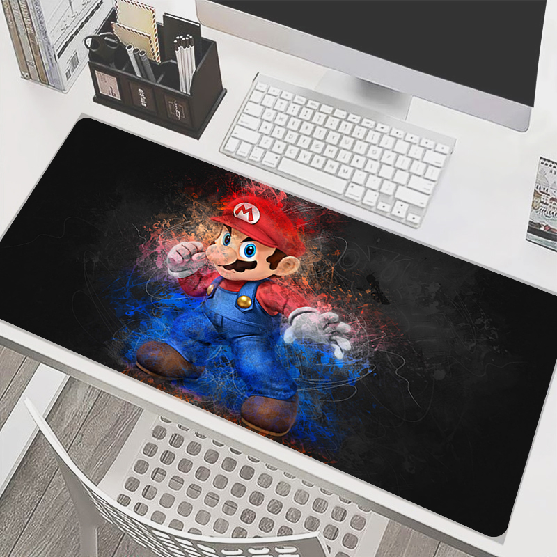 Tablet With All Accessories - 90x40cm Mouse Pad M-Mario Anime Gamer