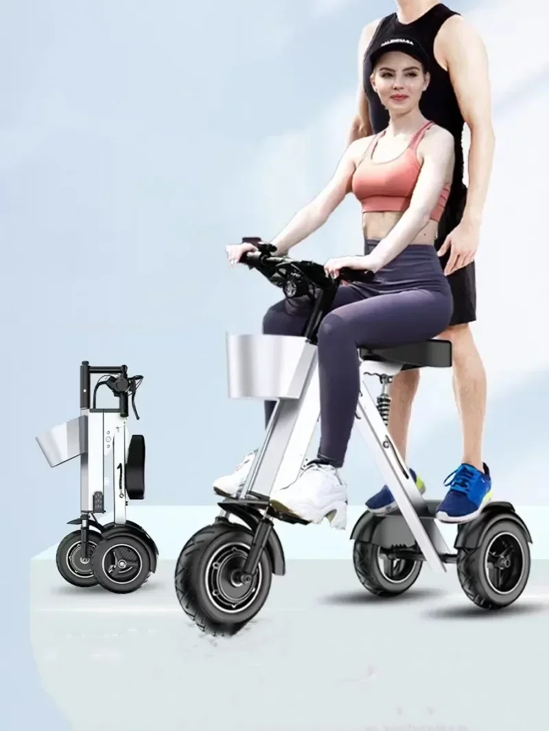 Mobile & Tablet Accessories - Folding Mini Three-Wheeled Electric Mobility Scooter