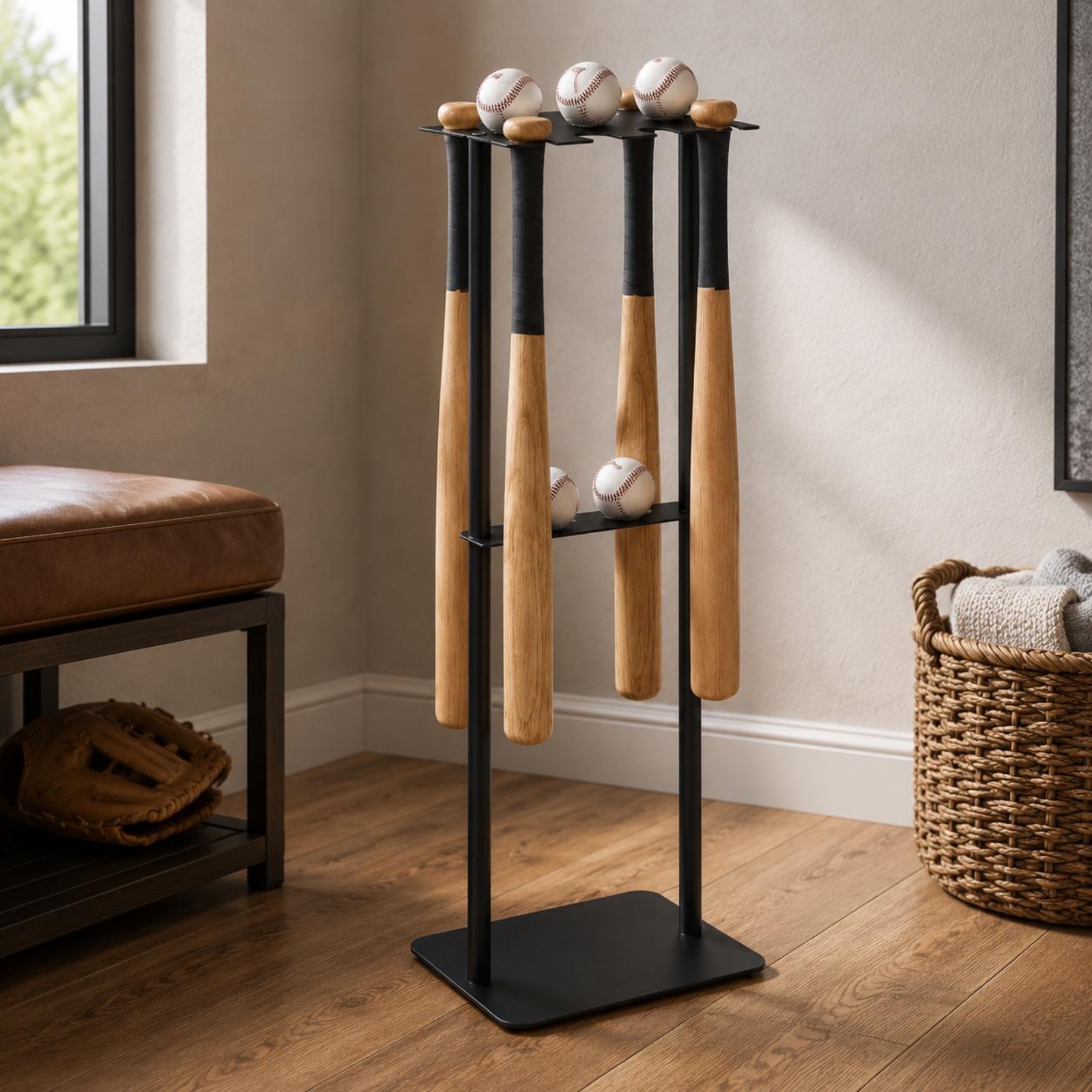 Mobile & Tablet Accessories - Metal Baseball Display Rack Mobile Baseball