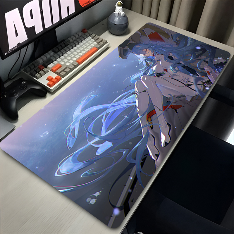 Tablet With All Accessories - Mousepad XXL Large Kawaii Anime Girl