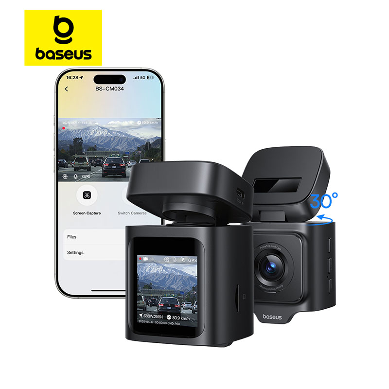 Accessories For Android Tablet - Baseus VD1 4K Dash Cam Front