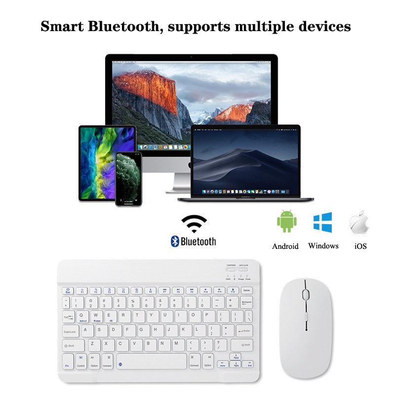 Universal Wireless Keyboard fo - Lenovo Tablet M11 Accessories 评论和价格