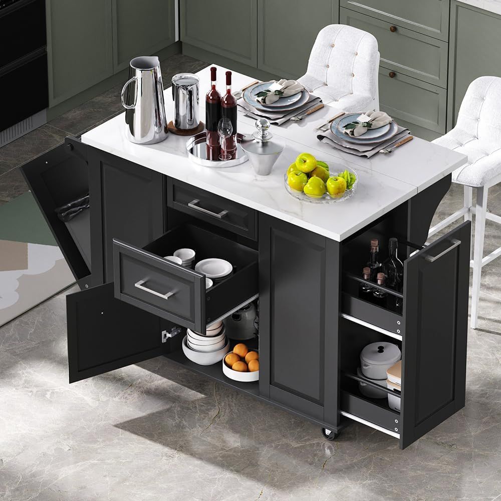 50.7 Mobile Kitchen Island wit - Mobile & Tablet Accessories 评论和价格