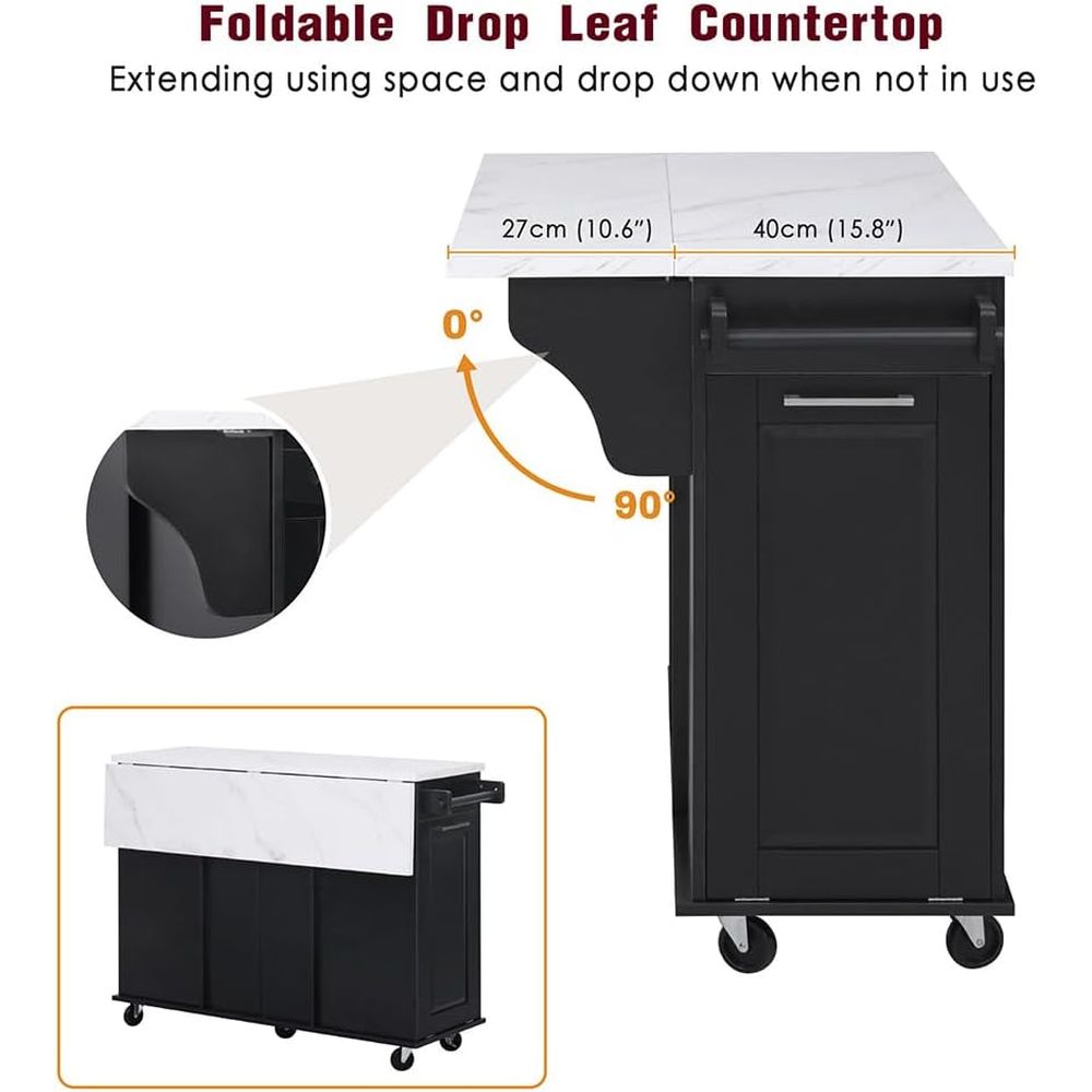50.7 Mobile Kitchen Island wit - Mobile & Tablet Accessories 评论和价格