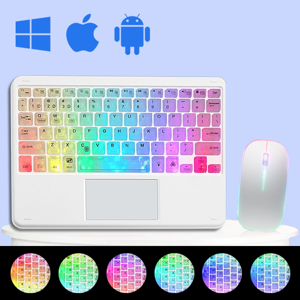Backlit Keyboard With Touchpad - Tablet Accessories For Gaming 评论和价格