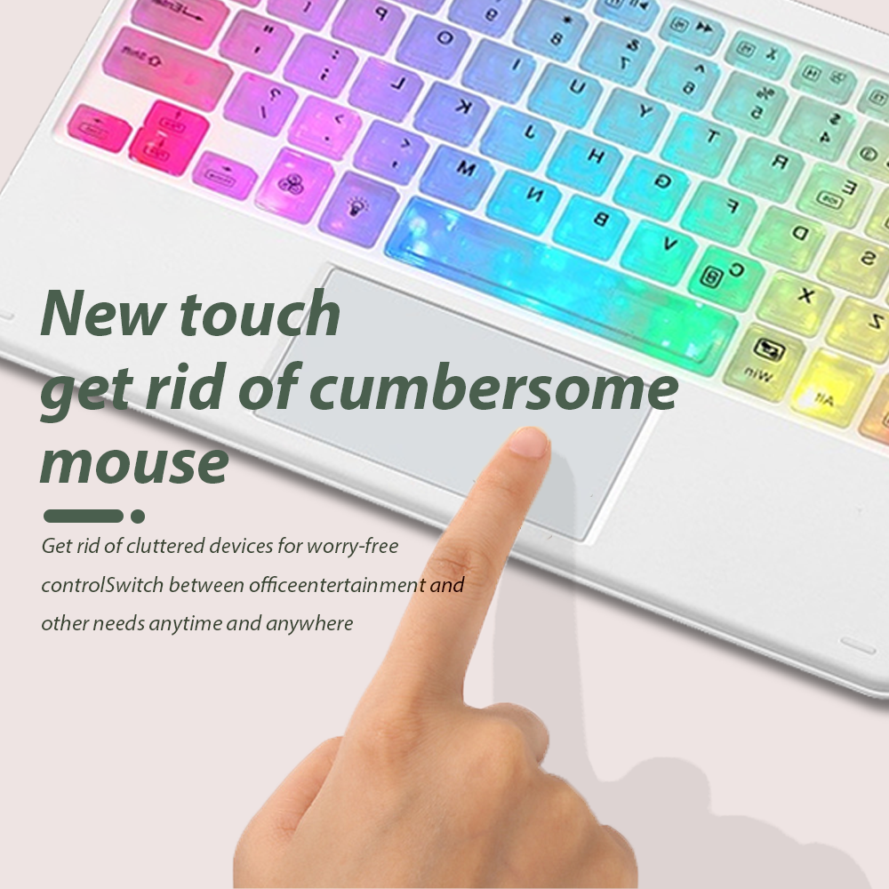 Backlit Keyboard With Touchpad - Tablet Accessories For Gaming 评论和价格