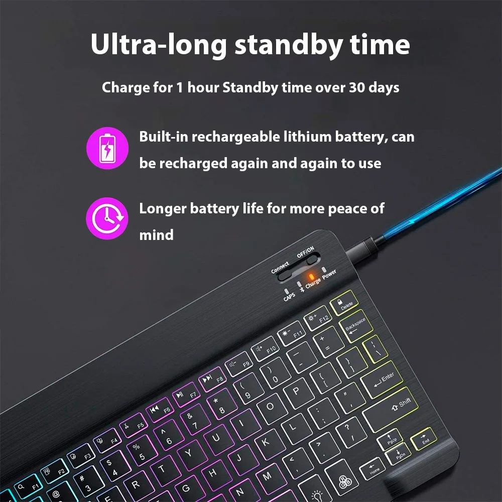 Bluetooth Keyboard for Tablet  - Tablet Accessories For Gaming 评论和价格