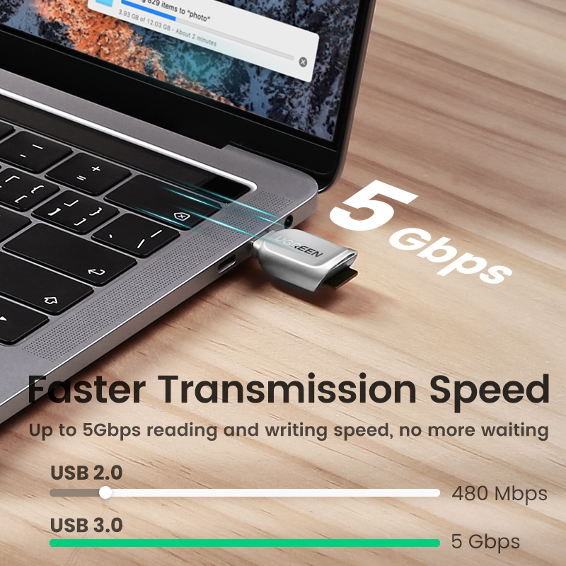 UGREEN Card Reader USB-C to Mi - Microsd Card Tablet 评论和价格