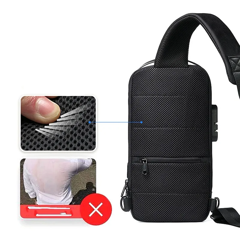 Men'S Usb Crossbody Bag Anti-T - Tablet Shoulder Bag 评论和价格
