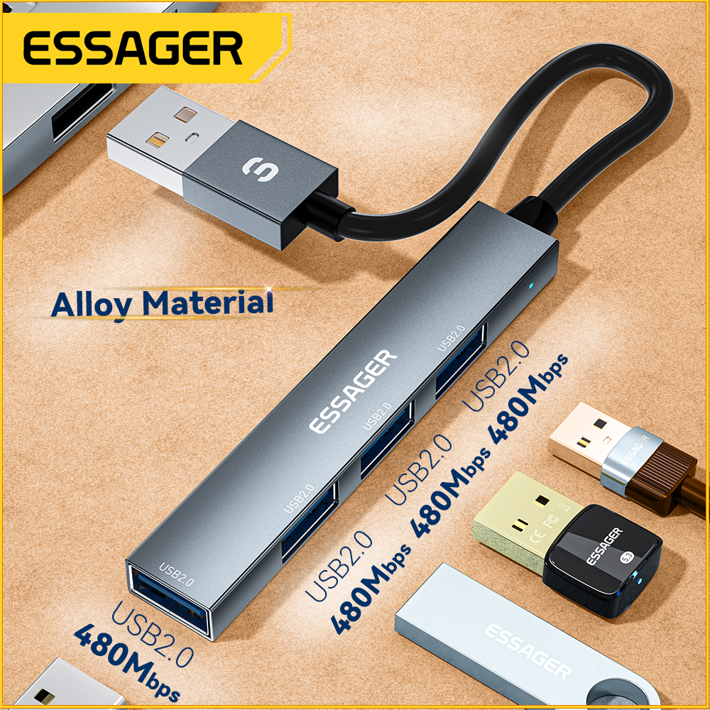 Essager 4 in 1 USB C Cable Hub - Usb Hub Type C 评论和价格