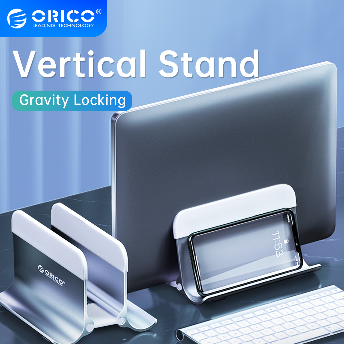 ORICO Aluminum Vertical Laptop - Dell Tablet Accessories 评论和价格