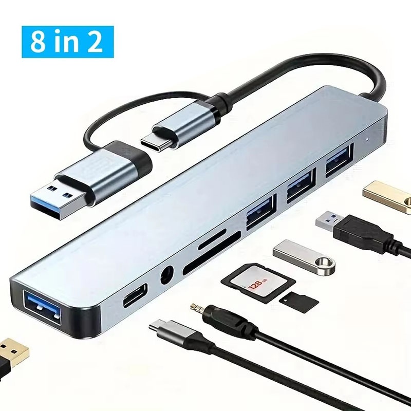 8 In1 USB C Hub Expander Multi - Microsd Card Tablet 评论和价格