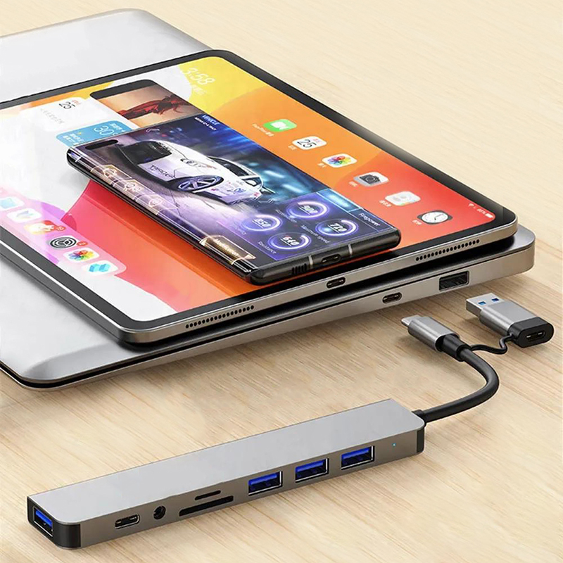 8 In1 USB C Hub Expander Multi - Microsd Card Tablet 评论和价格