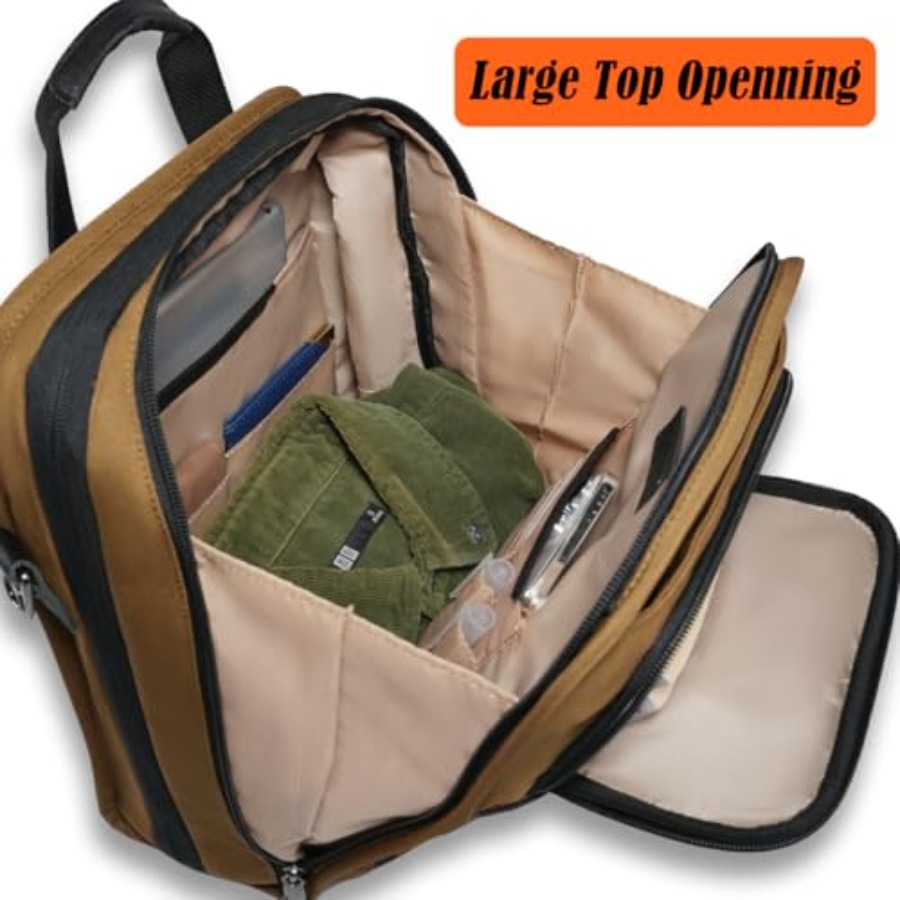 14-Pockets Travel Messenger Ba - Tablet Shoulder Bag 评论和价格