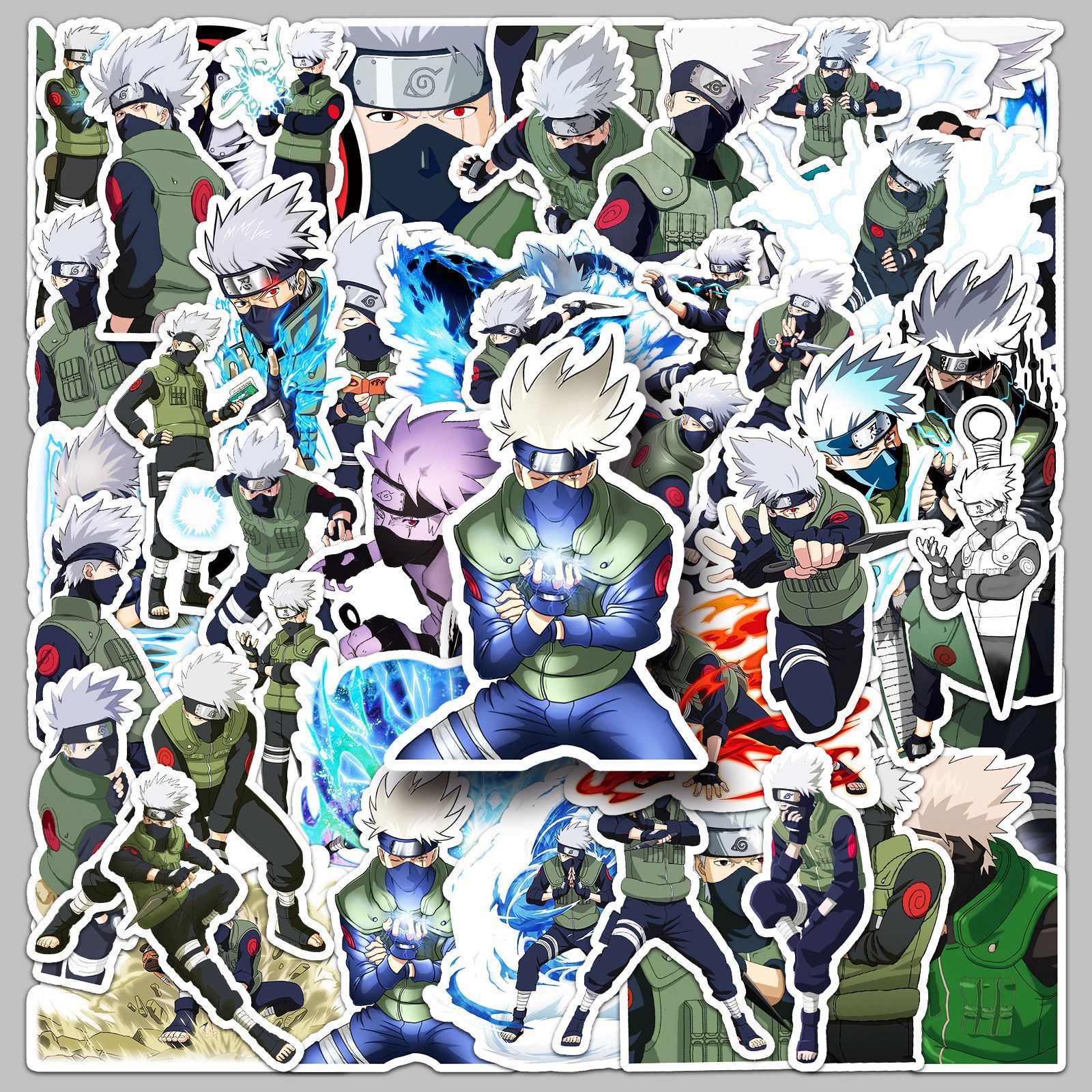 50pcs Anime Naruto Hatake Kaka - Tablet Accessory 评论和价格