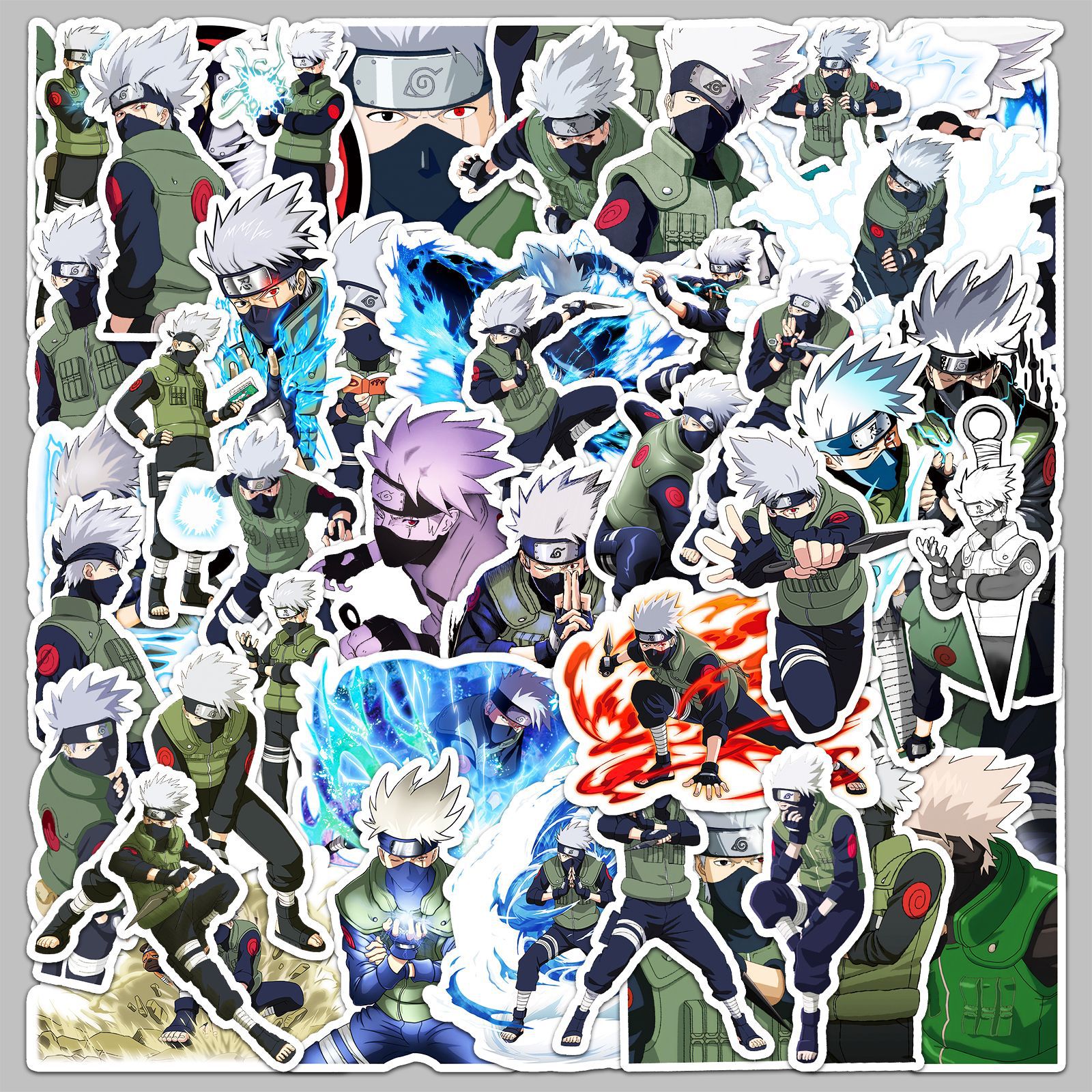 50pcs Anime Naruto Hatake Kaka - Tablet Accessory 评论和价格