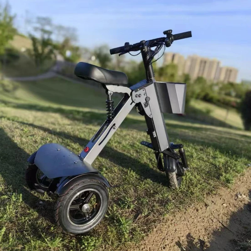 Folding Mini Three-Wheeled Ele - Mobile & Tablet Accessories 评论和价格
