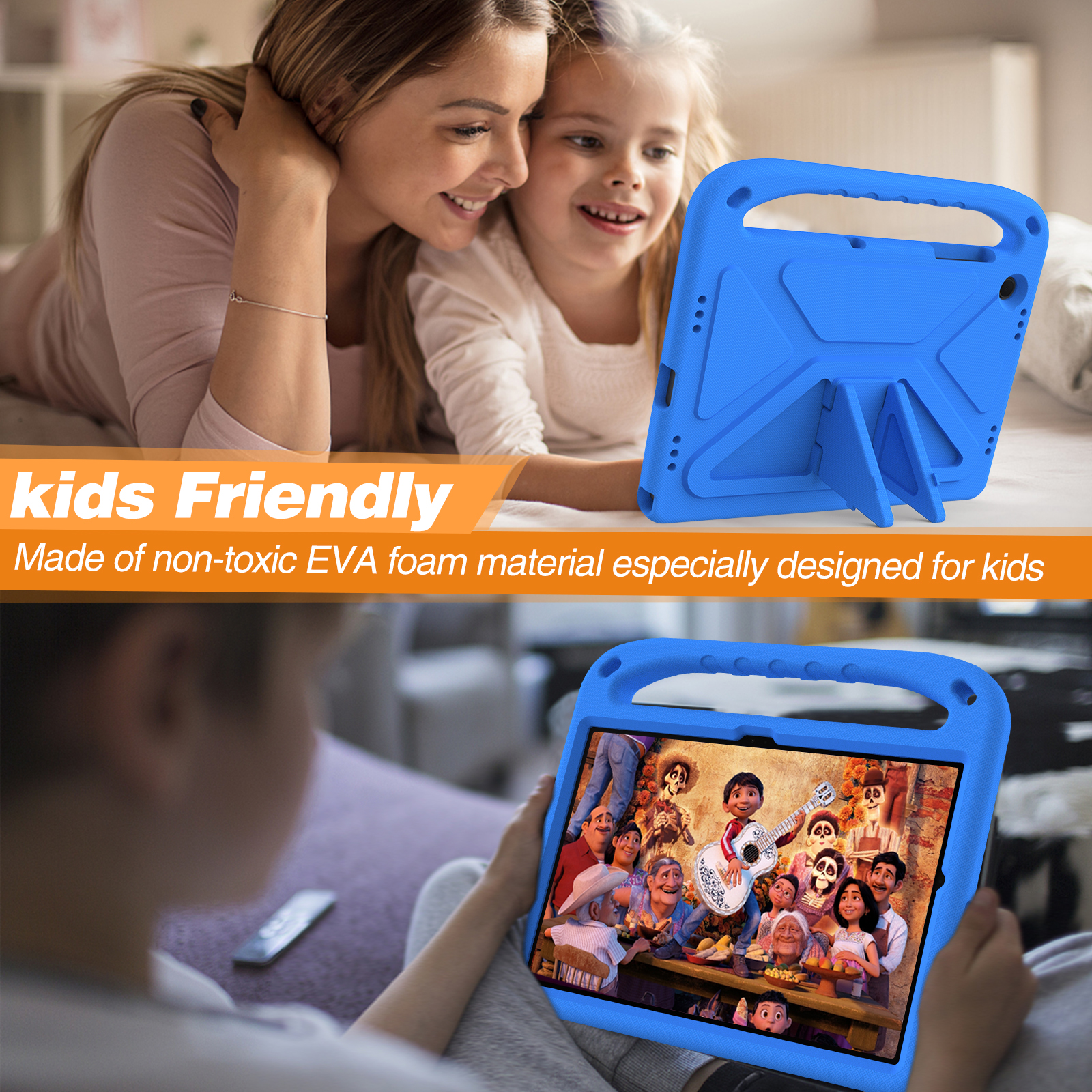 Kids EVA Stand Case For Samsun - Samsung Tablet S10 Accessories 评论和价格