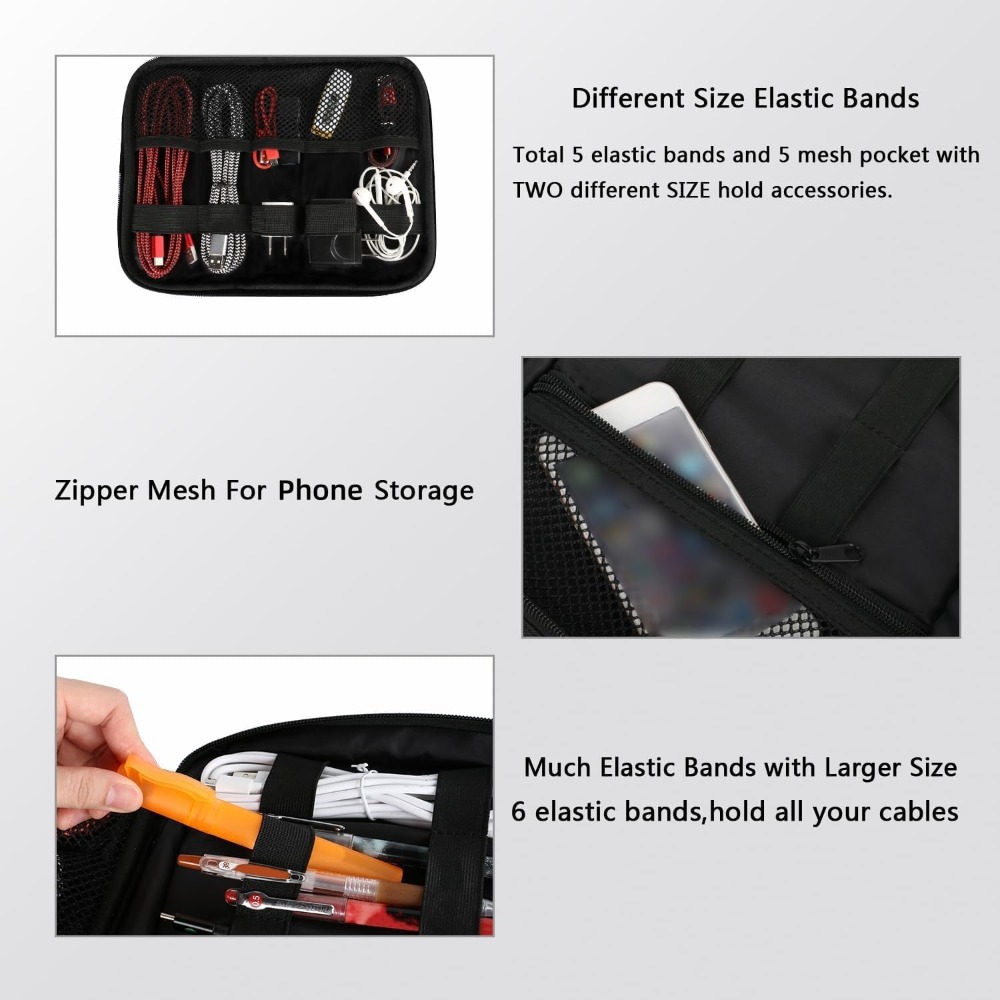 Electronics Organizer Travel C - Tablet Accessory 评论和价格
