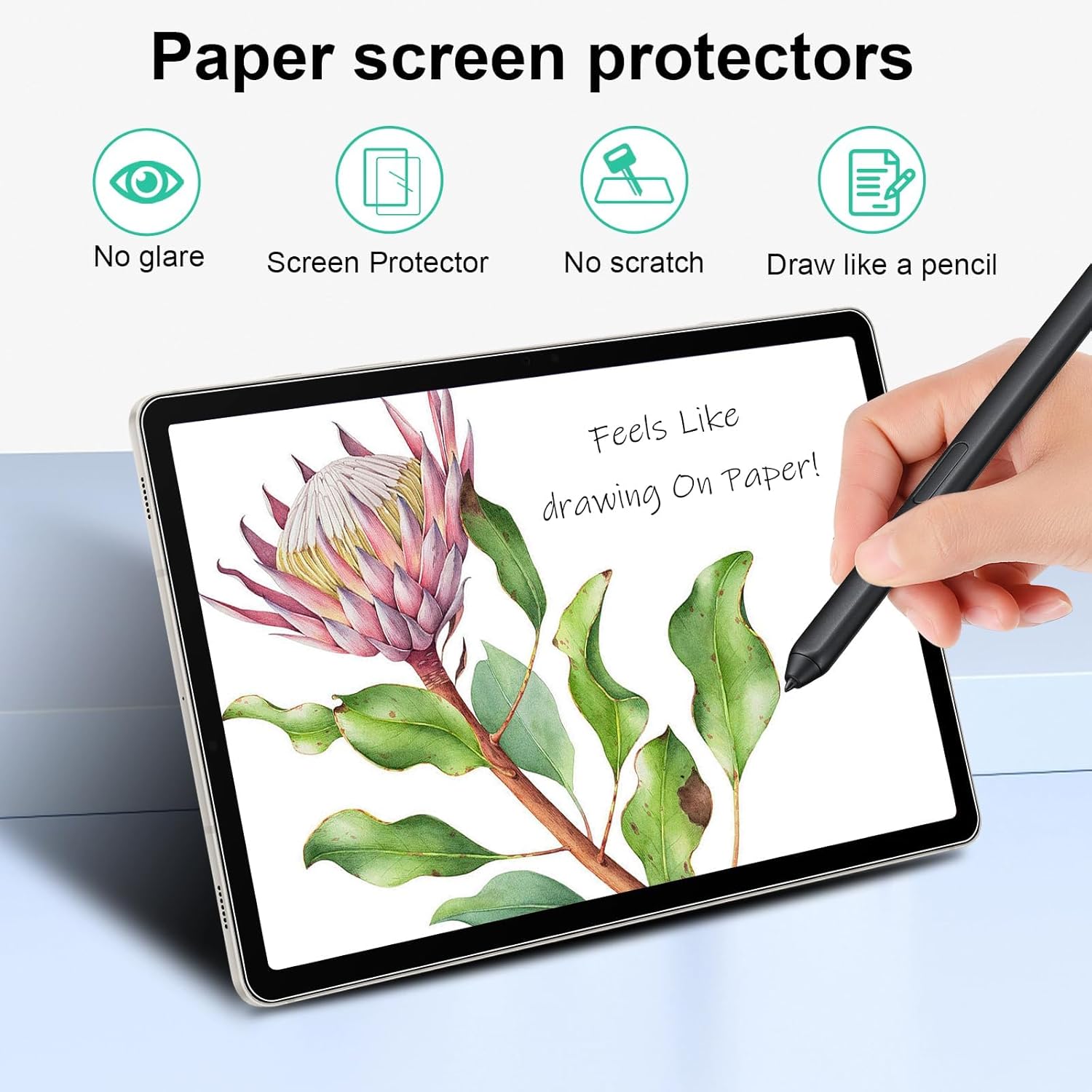 Paper Feel Screen Protector Fi - Samsung Tablet S10 Accessories 评论和价格