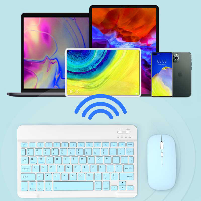 Mini Bluetooth Keyboard Mouse  - Lenovo Tablet M11 Accessories 评论和价格