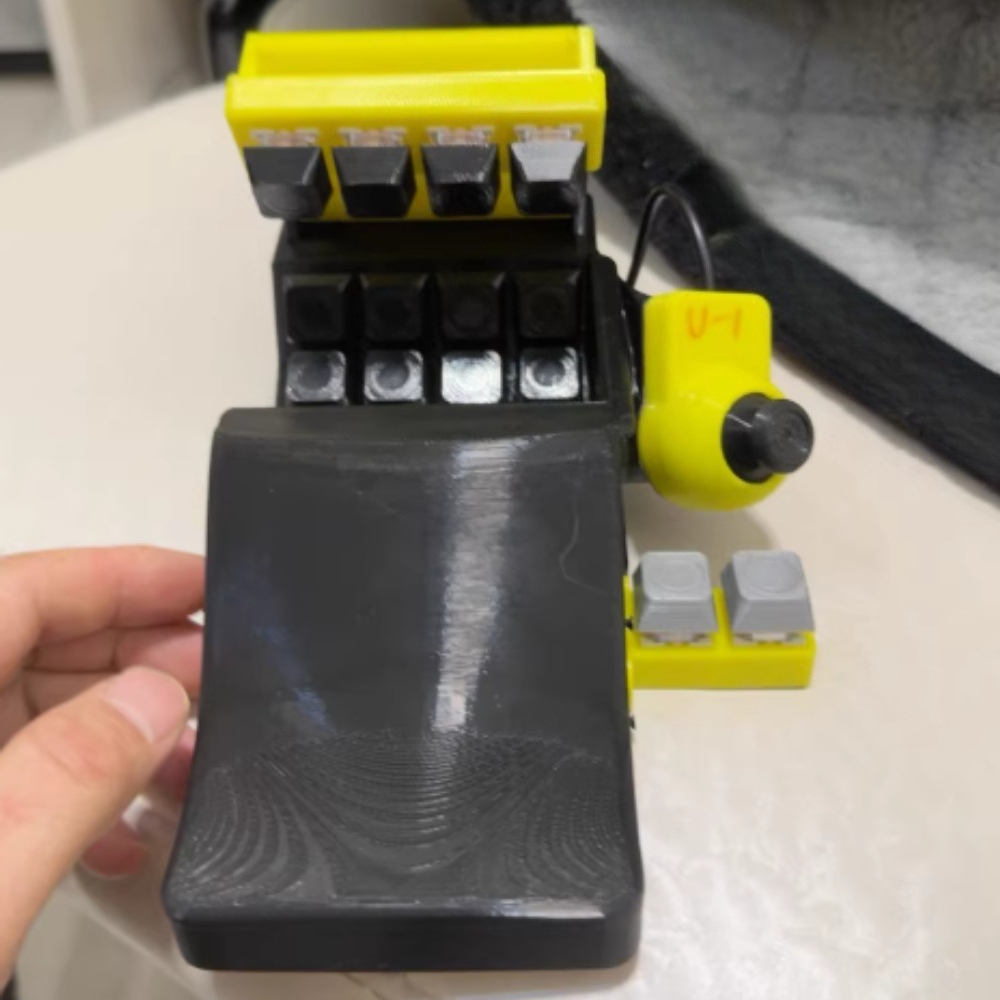 One Handed Gaming Keyboard Cus - Tablet Accessories 3D Print 评论和价格