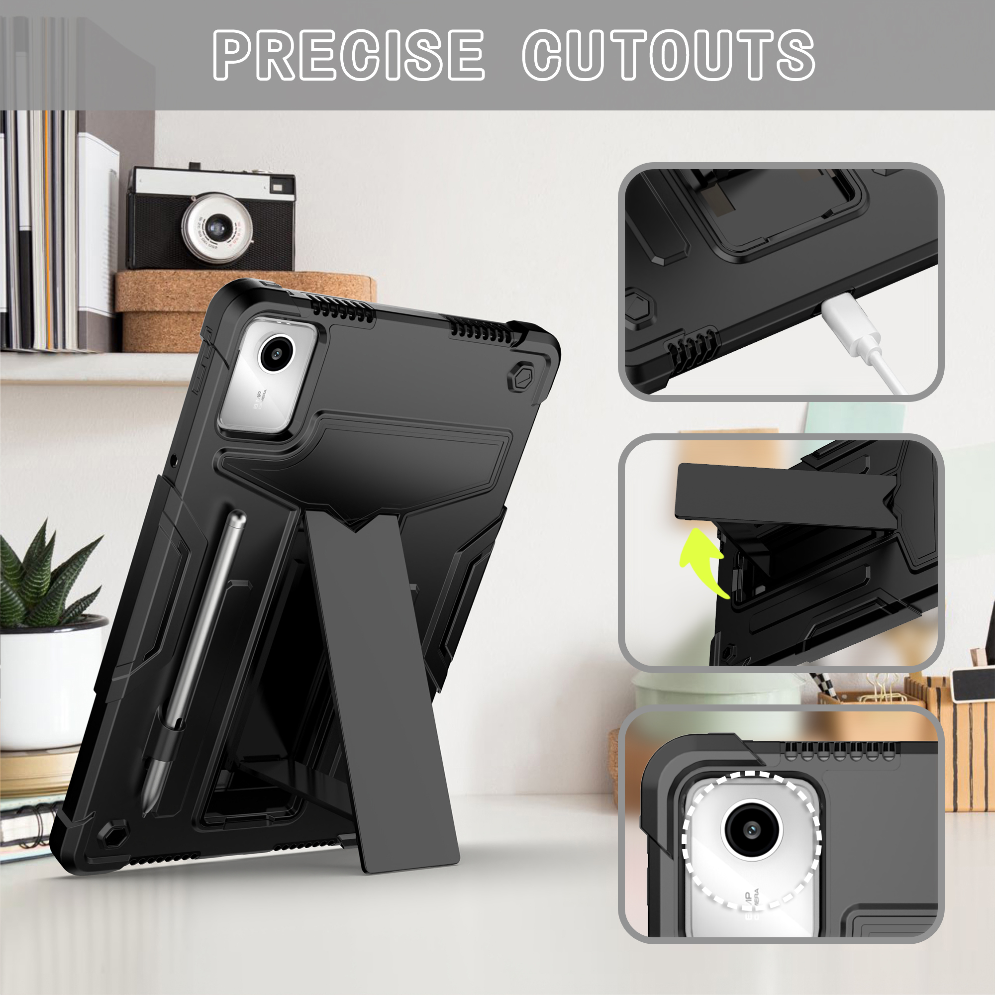 Rugged Stand Case For Lenovo X - Lenovo Tablet M11 Accessories 评论和价格