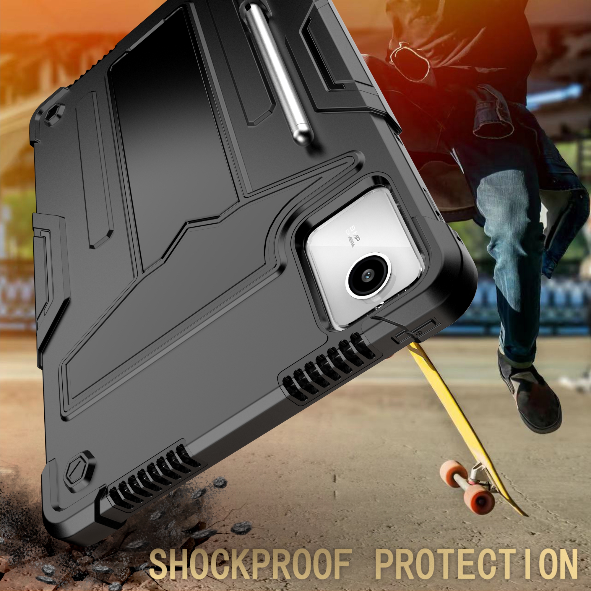 Rugged Stand Case For Lenovo X - Lenovo Tablet M11 Accessories 评论和价格