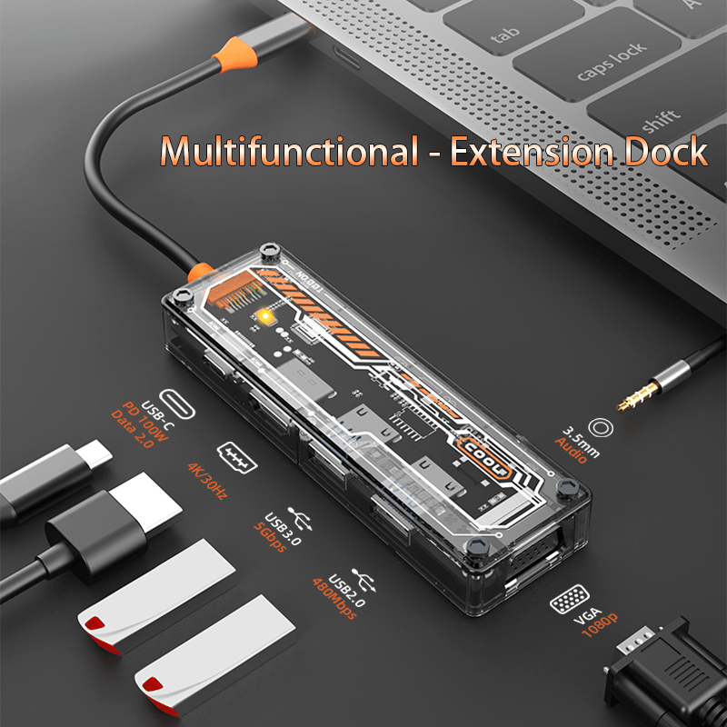 6-in-1 USB C Hub for MacBook P - Usb Hub Type C 评论和价格