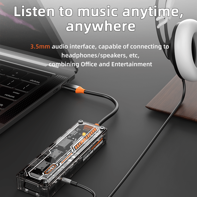 6-in-1 USB C Hub for MacBook P - Usb Hub Type C 评论和价格