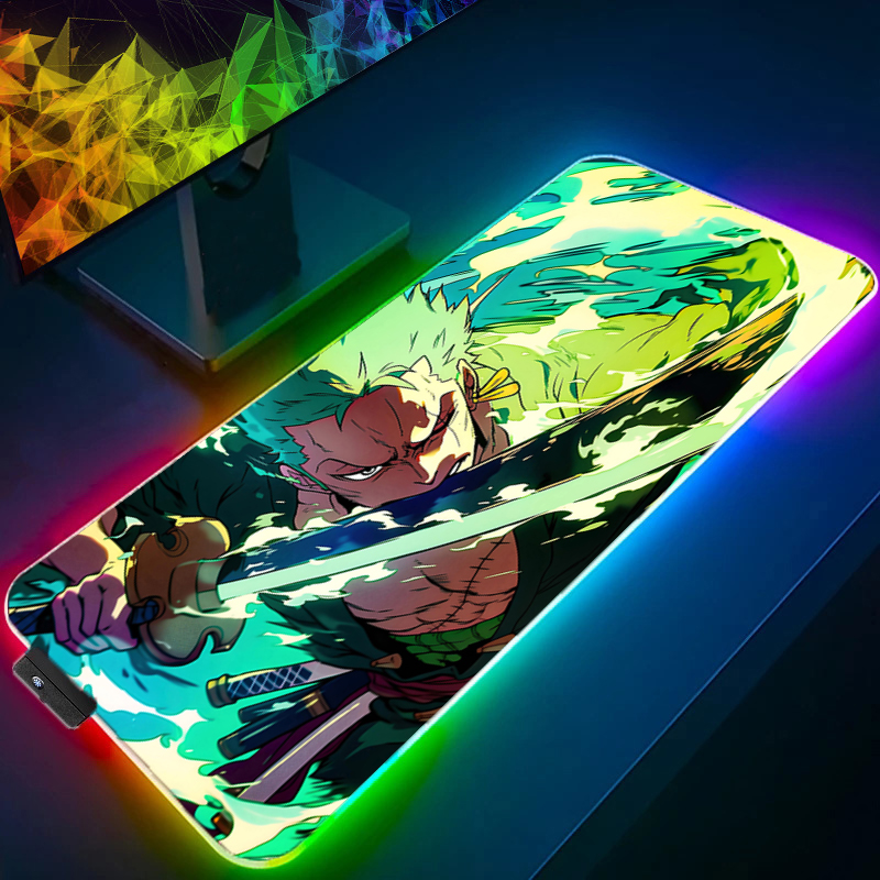 ONE PIECE Zoro Mouse Pad RGB G - Tablet Accessories For Gaming 评论和价格