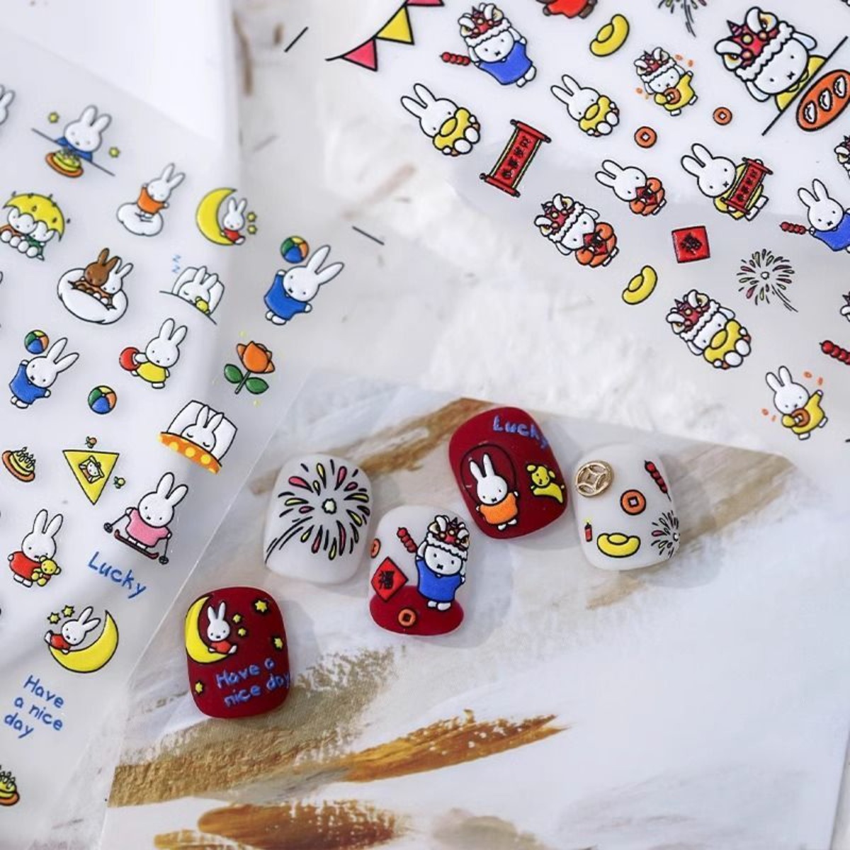 Cute Miffy Rabbit Kawaii Carto - Fire Tablet Accessories 评论和价格