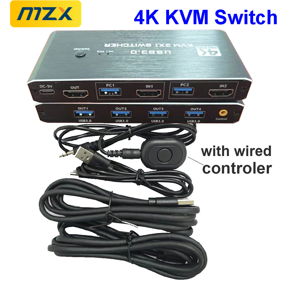 KVM Switch 4K 60Hz Switcher US - Tablet With All Accessories 评论和价格