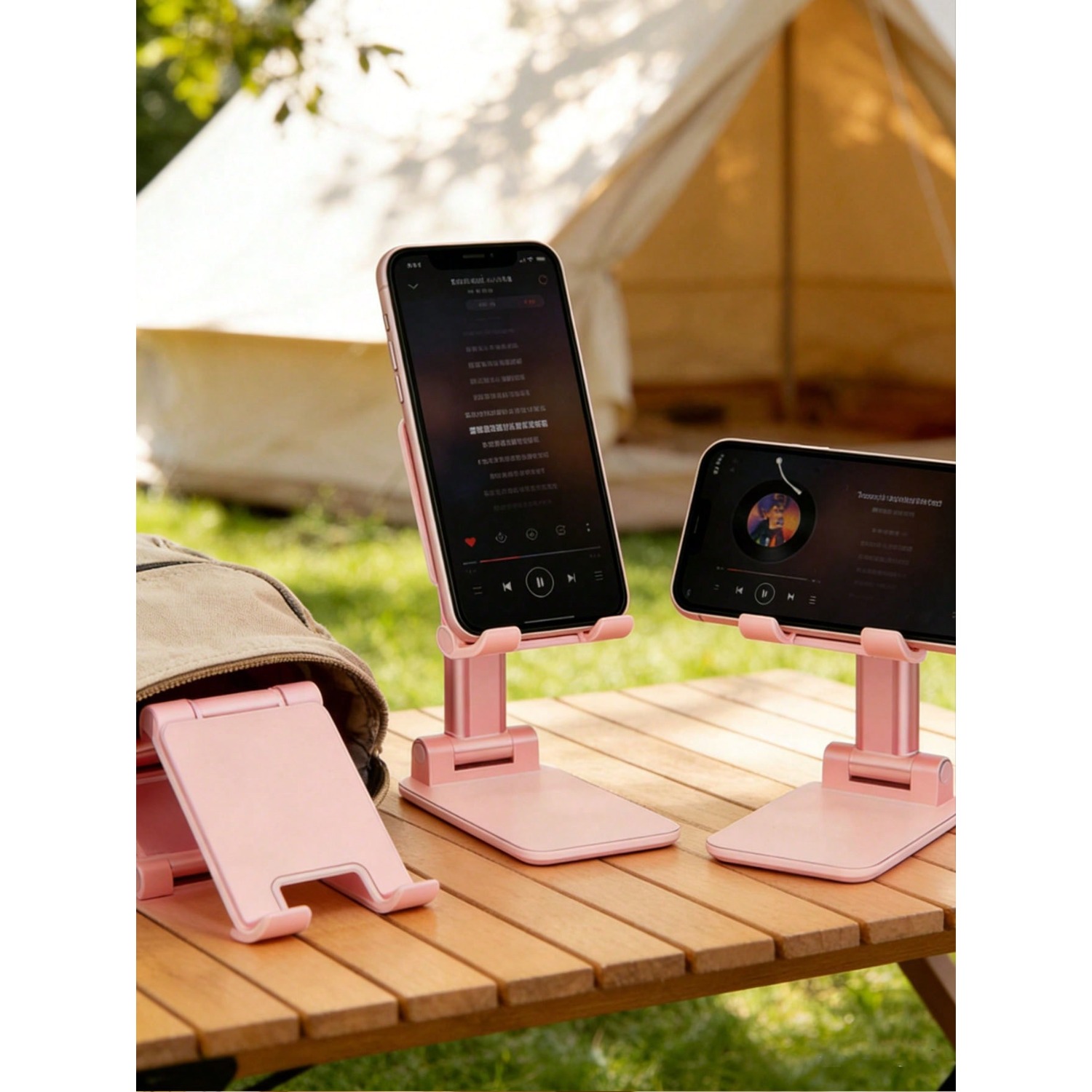1pc Foldable Desktop Phone Hol - Tablet Accessory 评论和价格