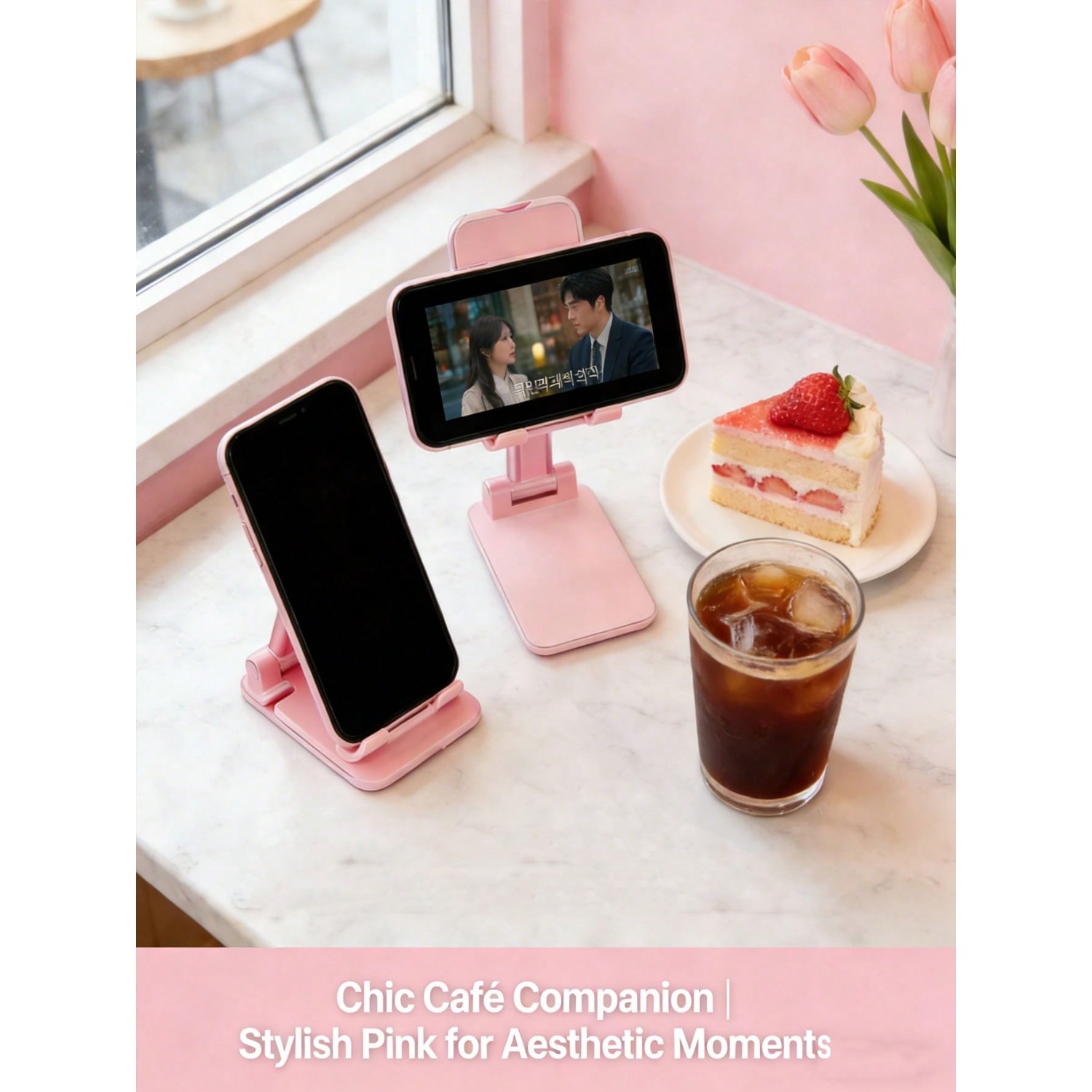 1pc Foldable Desktop Phone Hol - Tablet Accessory 评论和价格