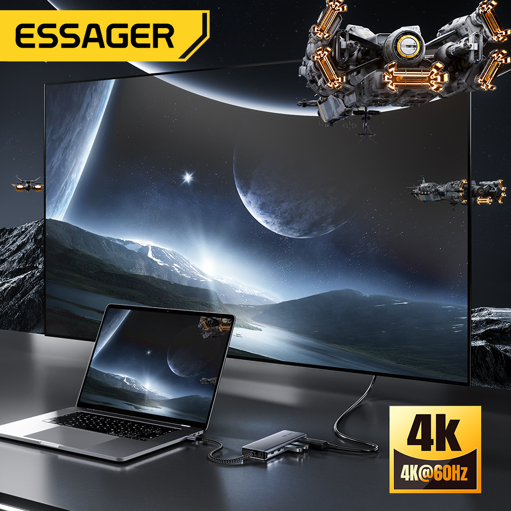 Essager USB C Hub With M.2 SSD - Usb Hub Type C 评论和价格