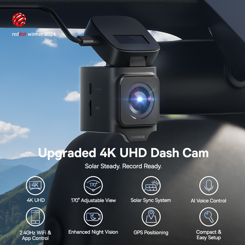 Baseus VD1 4K Dash Cam Front U - Accessories For Android Tablet 评论和价格