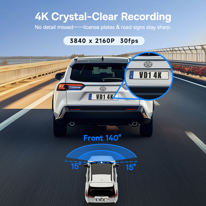 Baseus VD1 4K Dash Cam Front U - Accessories For Android Tablet 评论和价格