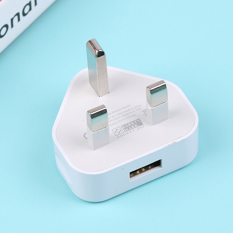 UK 3 Pin Wall Charger Dual USB - Tablet Accessories For Students 评论和价格