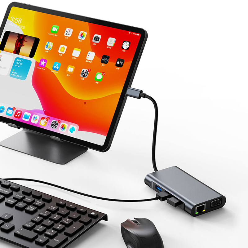 USB C Hub 6in1 with 4K HDTV Gi - Usb Hub Type C 评论和价格