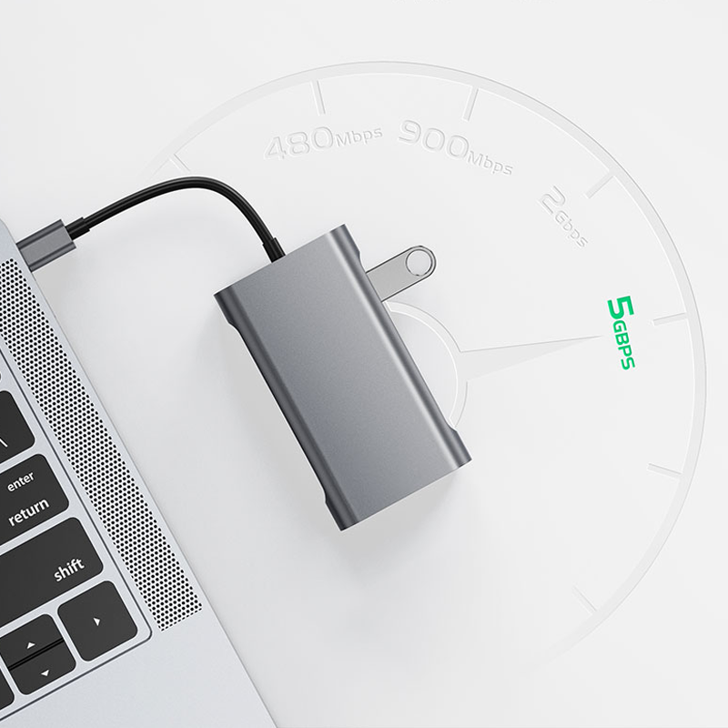 USB C Hub 6in1 with 4K HDTV Gi - Usb Hub Type C 评论和价格