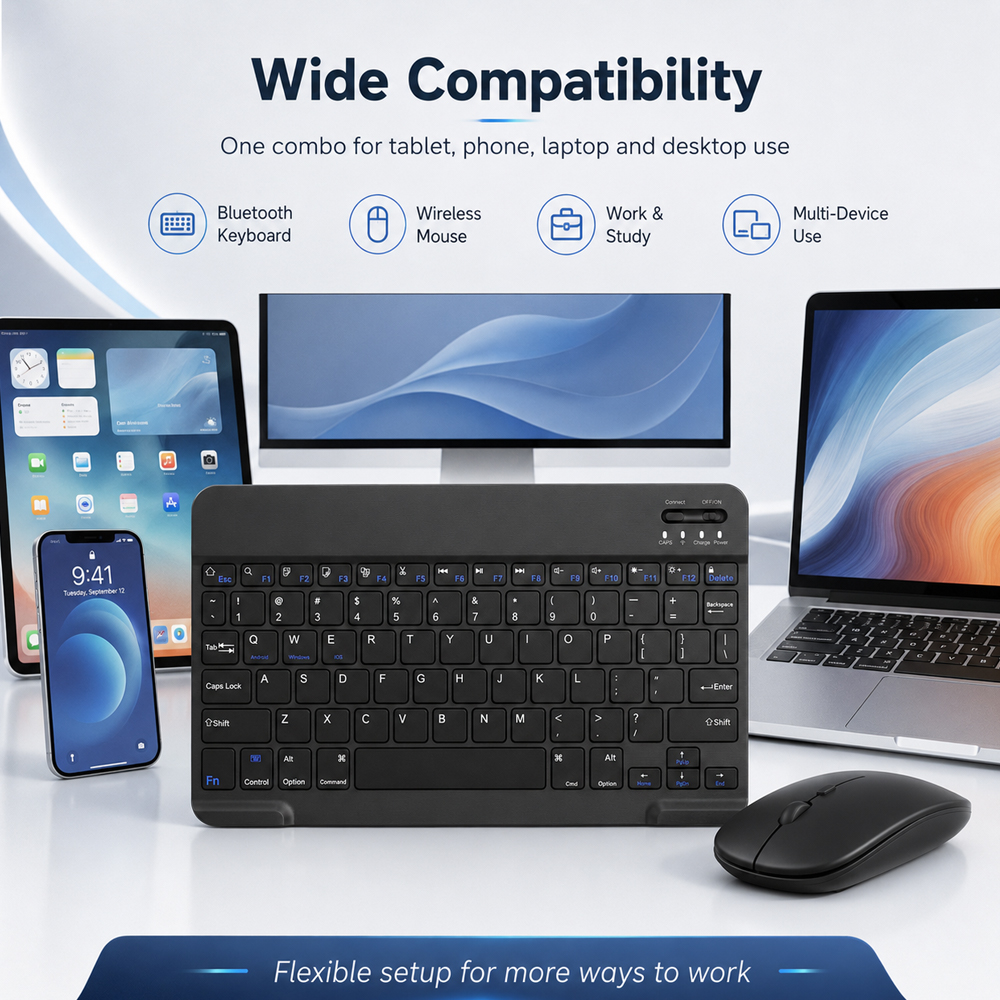 Bluetooth Wireless Keyboard Fo - Accessories For Android Tablet 评论和价格