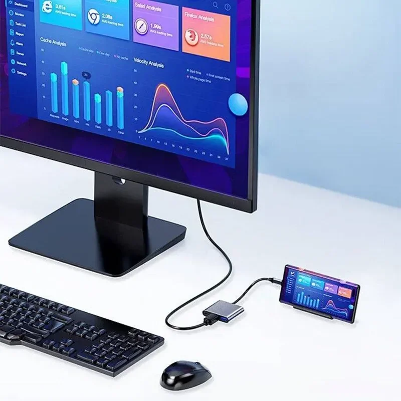Type-C 3-in-1 Multiport Adapte - Usb Hub Type C 评论和价格