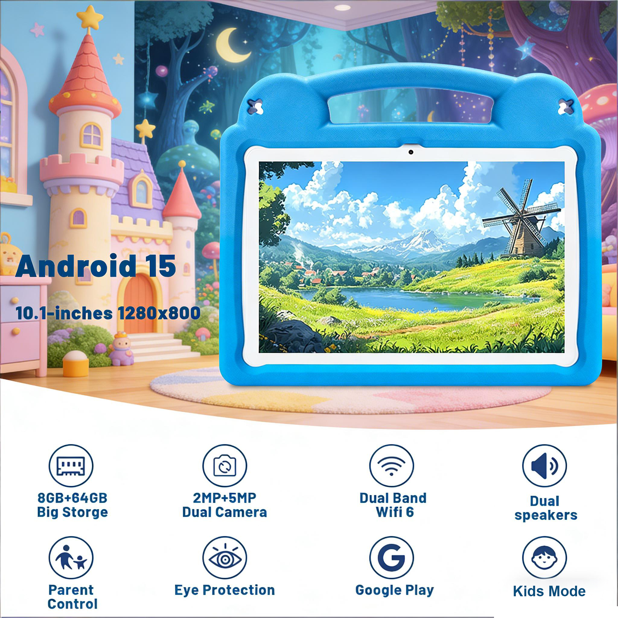 ANRY R16Pro Kids Tablet 10 Inc - Microsd Card Tablet 评论和价格