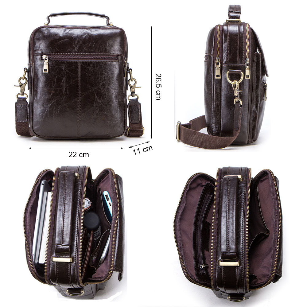 CONTACT'S new genuine leather  - Tablet Shoulder Bag 评论和价格