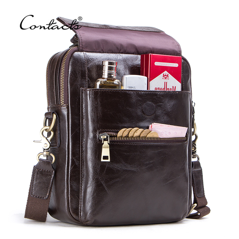 CONTACT'S new genuine leather  - Tablet Shoulder Bag 评论和价格